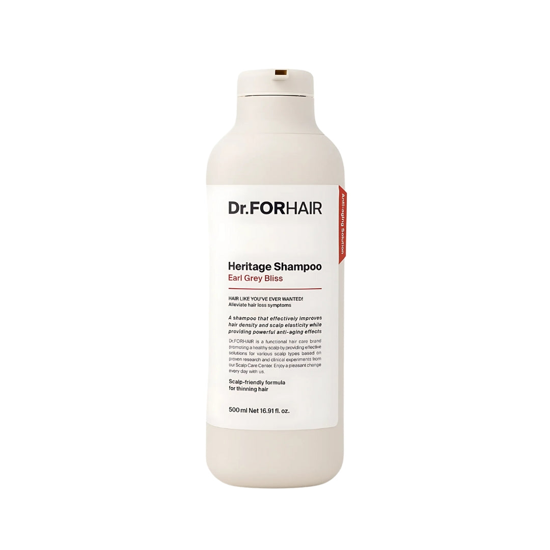 DR. FORHAIR Heritage Shampoo Earl Grey Bliss 500ml - Shop K-Beauty in Australia