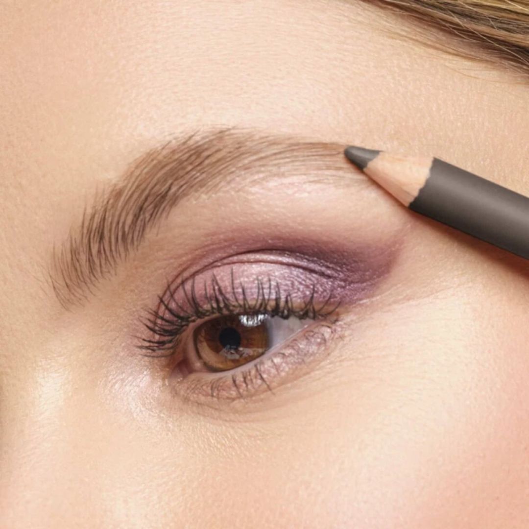 ARTDECO Eyebrow Designer with six color options, showcasing a variety of eyebrow powders and shades for natural brow enhancement.