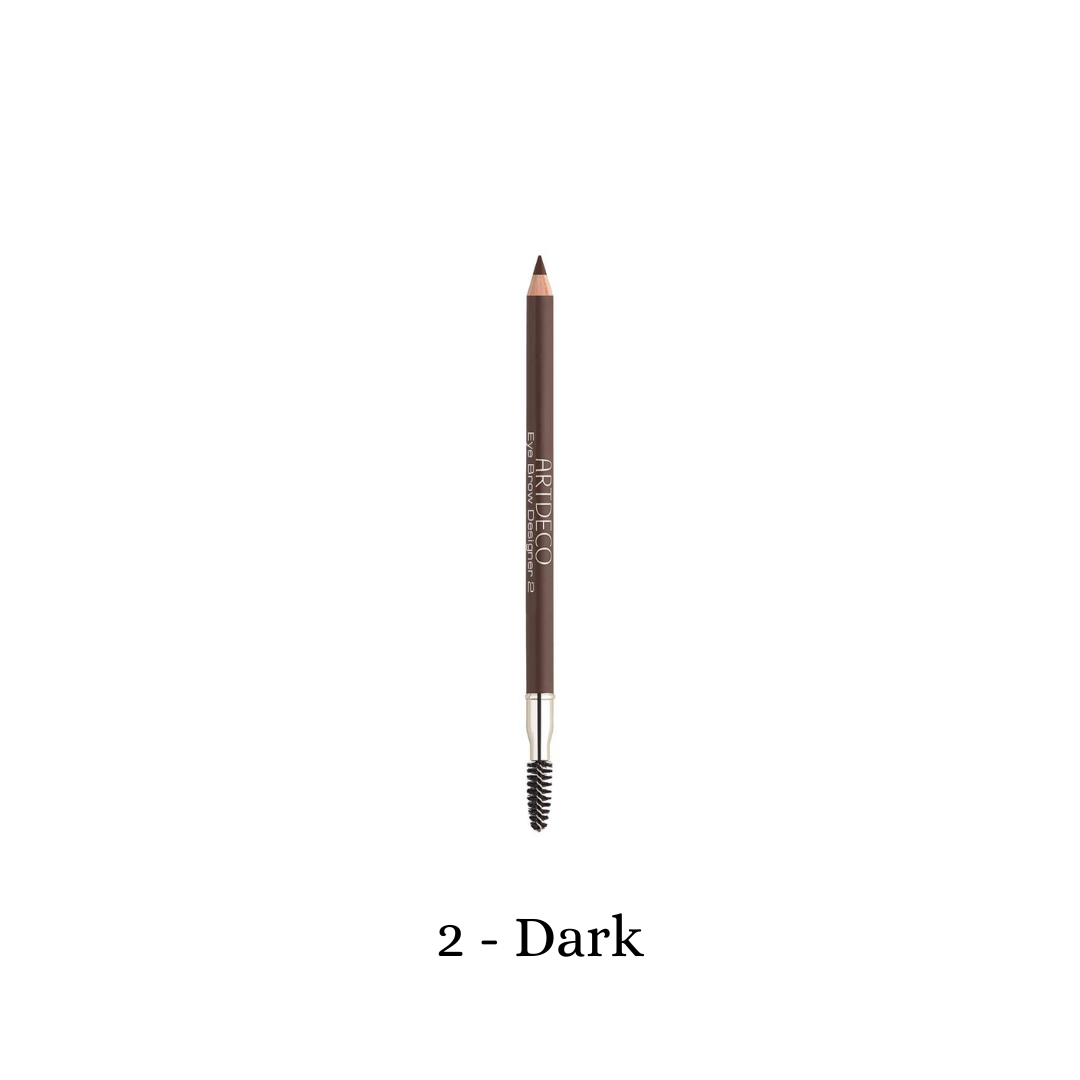 ARTDECO Eyebrow Designer for eyebrows in dark shade, featuring a precise applicator and natural finish.