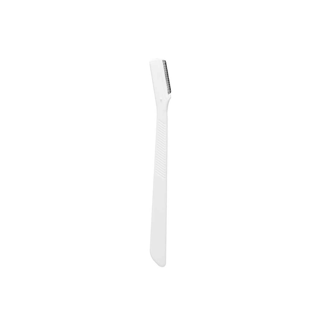 Fillimilli safety eyebrow razor with two precision makeup tools for shaping eyebrows and grooming facial hair.