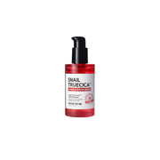 Some By Mi Snail Truecica Miracle Repair Serum bottle with dropper, 50ml, shown next to a makeup eyeliner in the image.