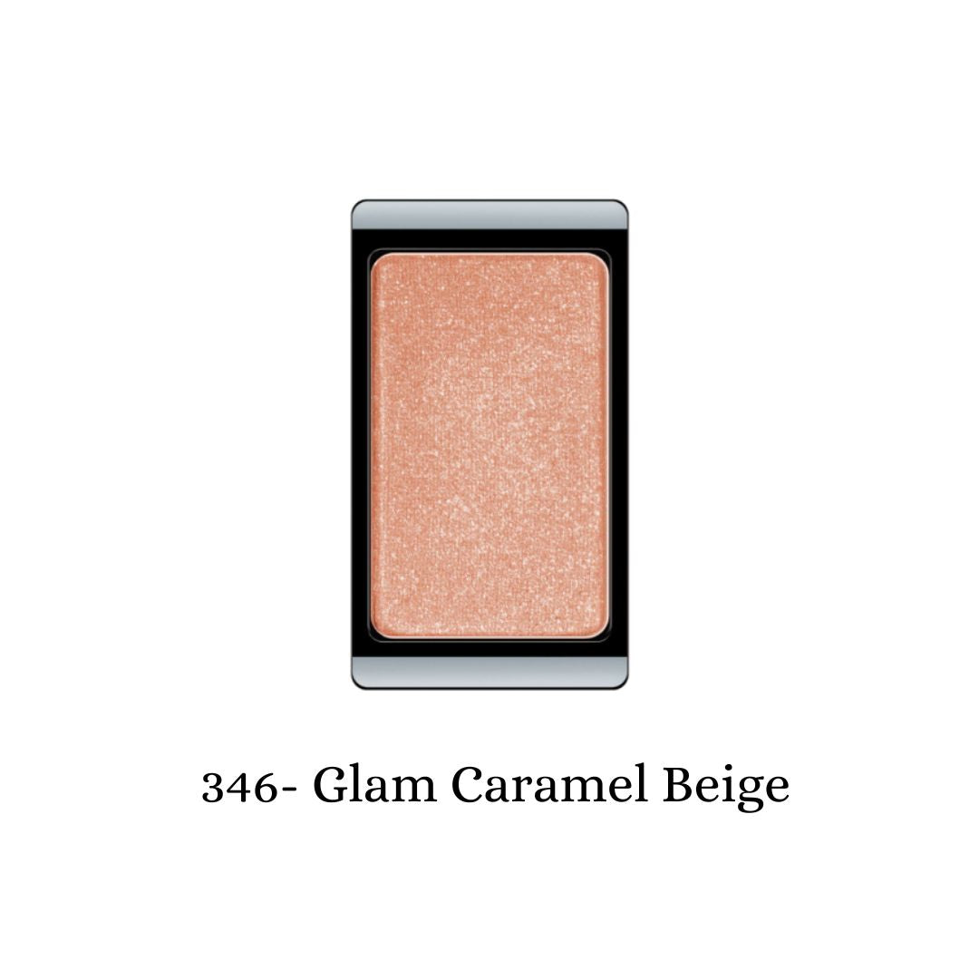 ARTDECO eyeshadow in Pearl Pearly Muted Rose with a shimmering, soft pink color and smooth powder texture.