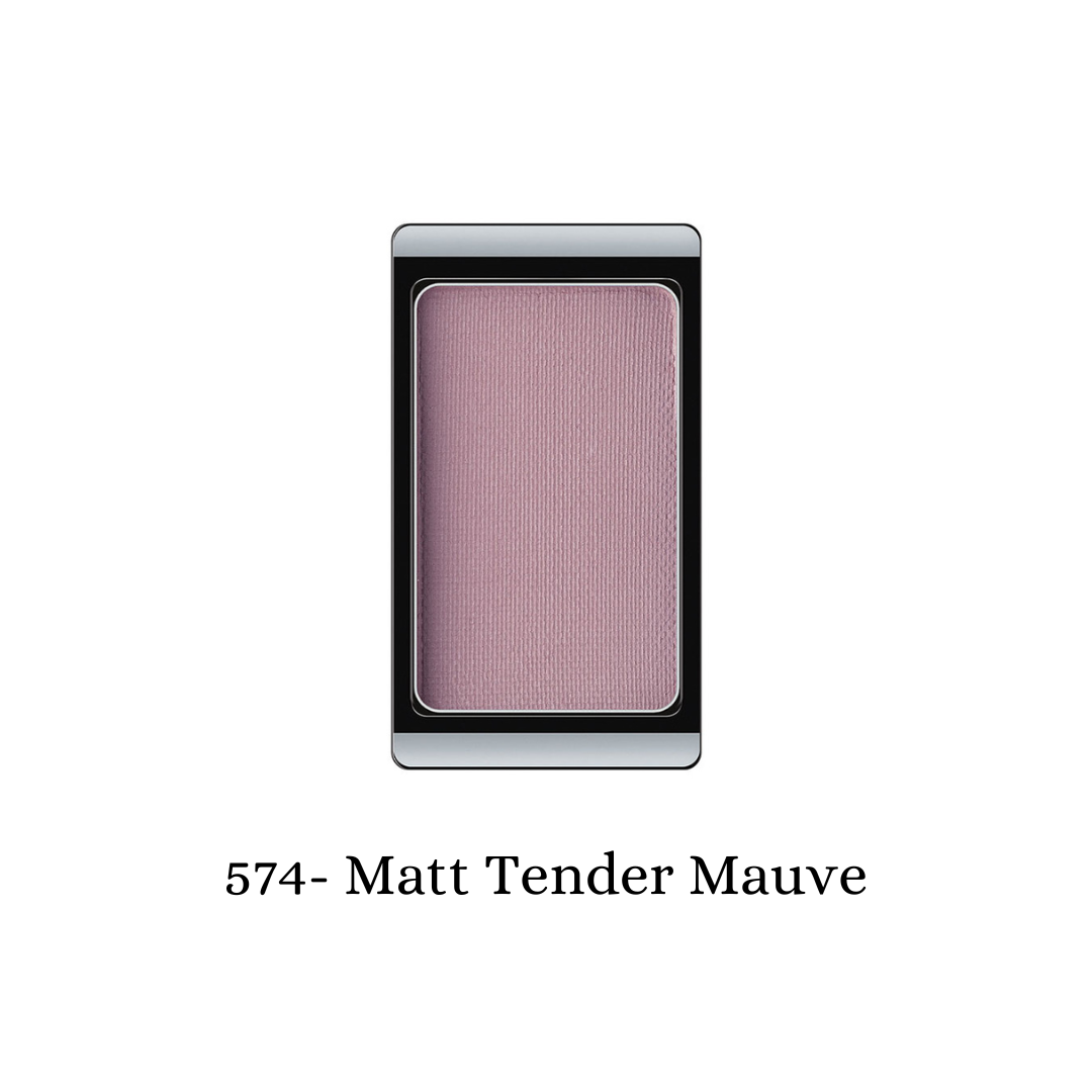 ARTDECO matte eyeshadow in tender mauve with a smooth, velvety finish, perfect for natural or dramatic eye looks.