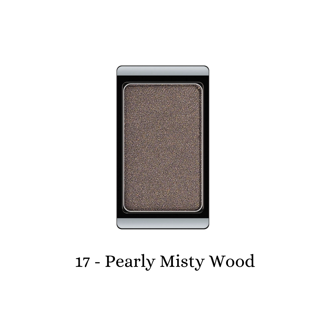ARTDECO eyeshadow pearl in a pearly, misty wood shade with a smooth, shimmery finish for eye makeup look