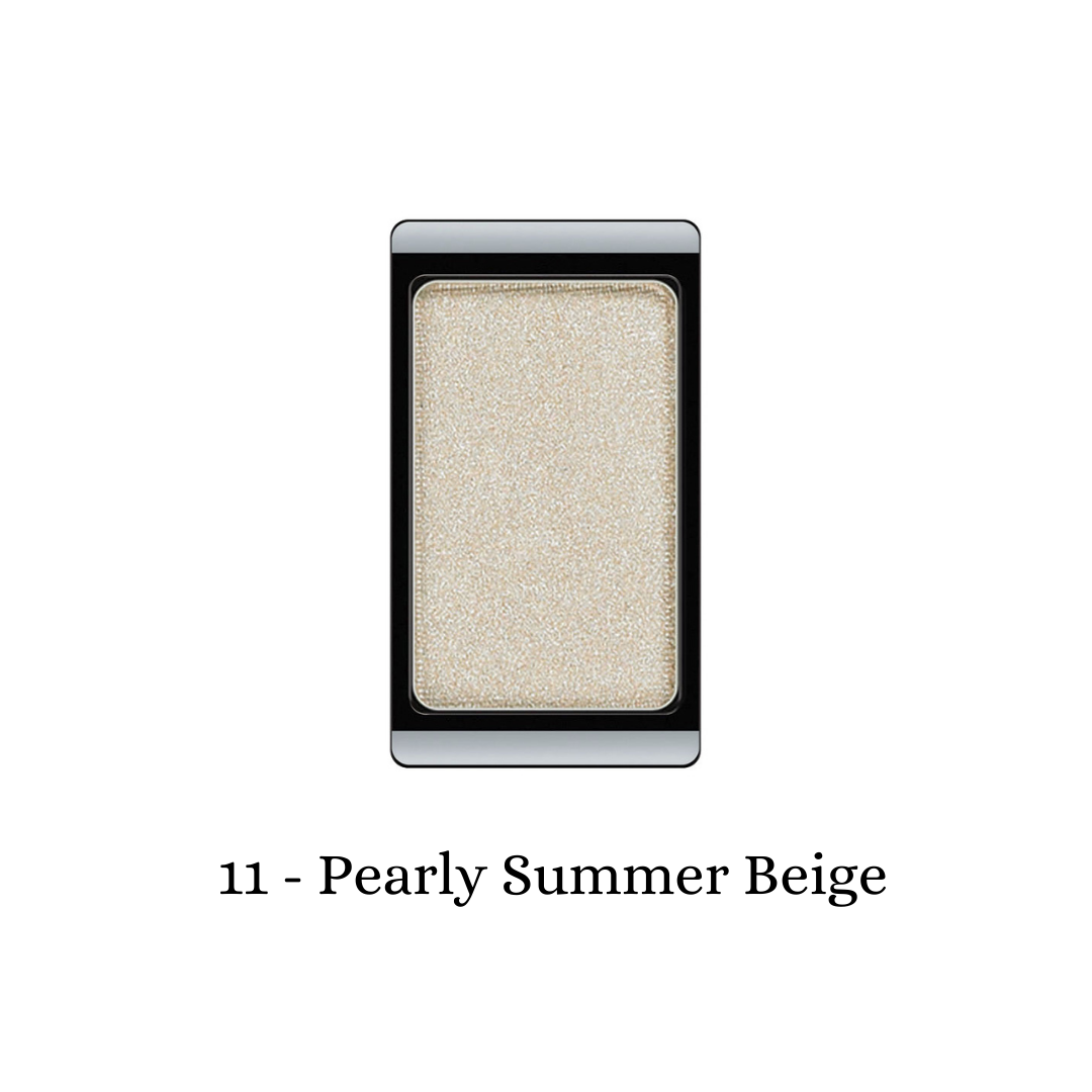ARTDECO eyeshadow pearl in a shimmering summer beige shade, featuring a smooth, pearly finish for a luminous eye look.