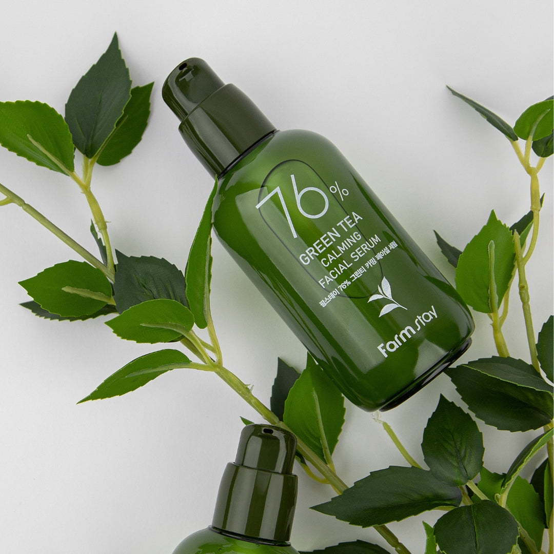 Farmstay 76% Green Tea Calming Facial Serum