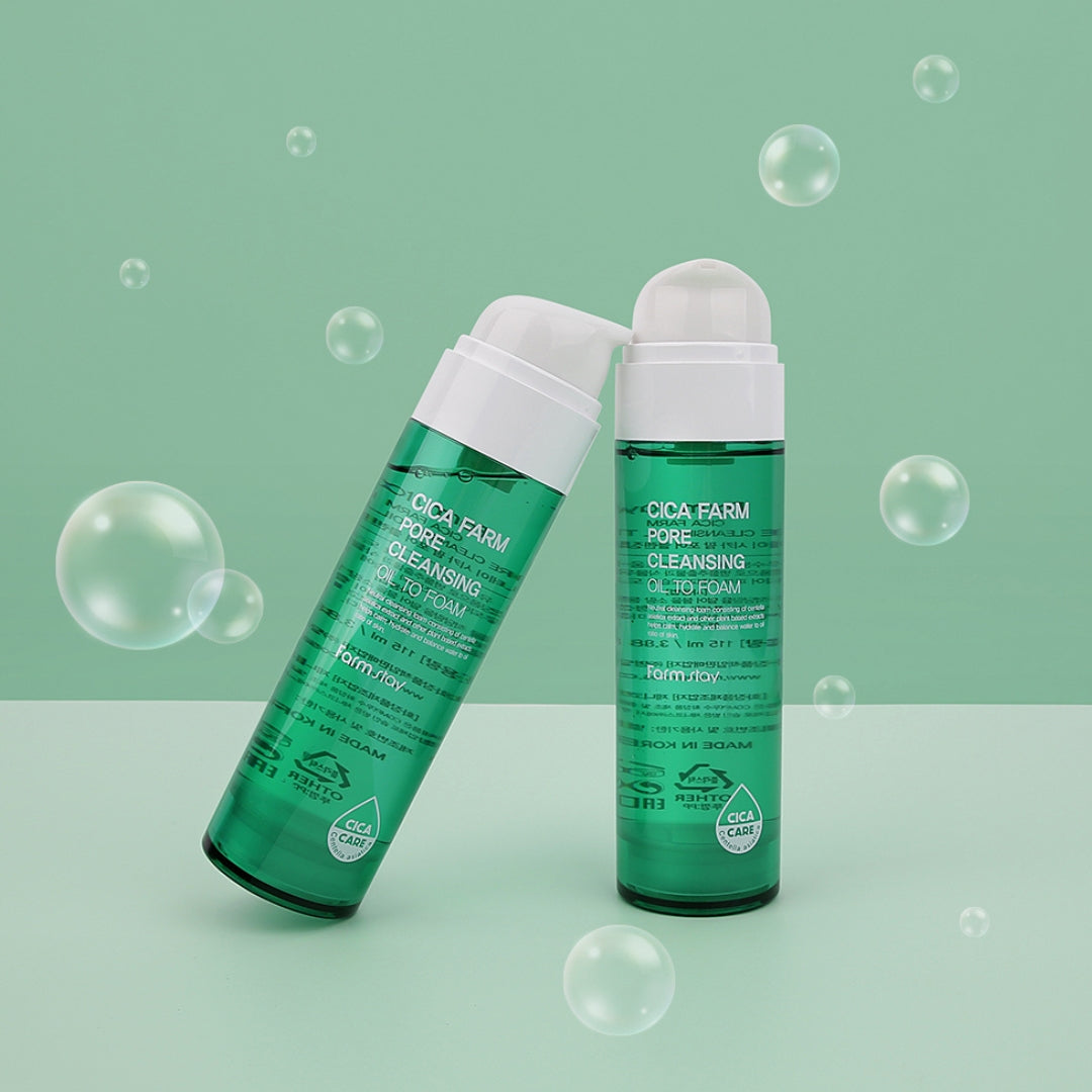 Farmstay Cica Farm Pore Cleansing Oil To Foam