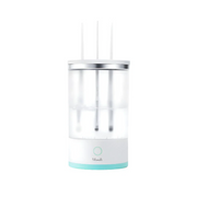 Fillimilli makeup brush cleaner and dryer, compact device for cleaning and drying makeup brushes efficiently.