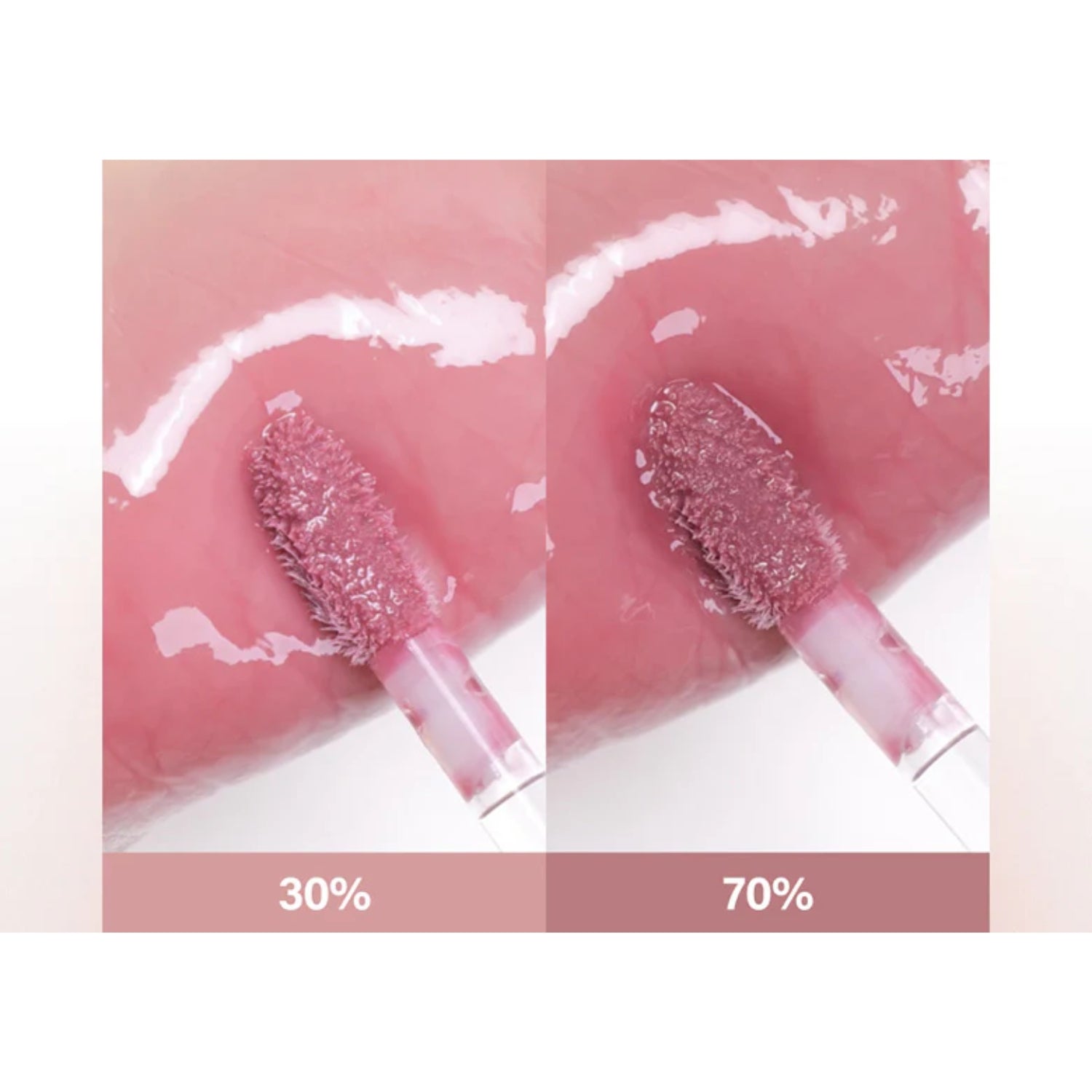 Fwee 3D Voluming Gloss 70% lip gloss in a sleek tube, showcasing its shiny, volumizing formula for fuller lips.