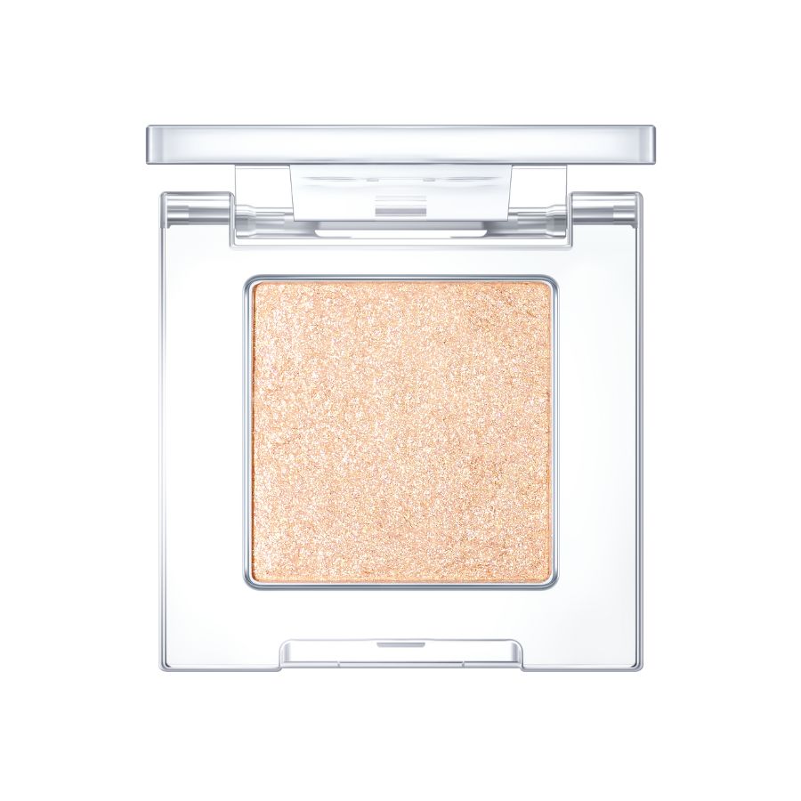 Clio Pro Single Shadow 23FW eyeshadow in G02 shade, featuring a smooth, blendable eyeshadow with a neutral tone and subtle shimmer.