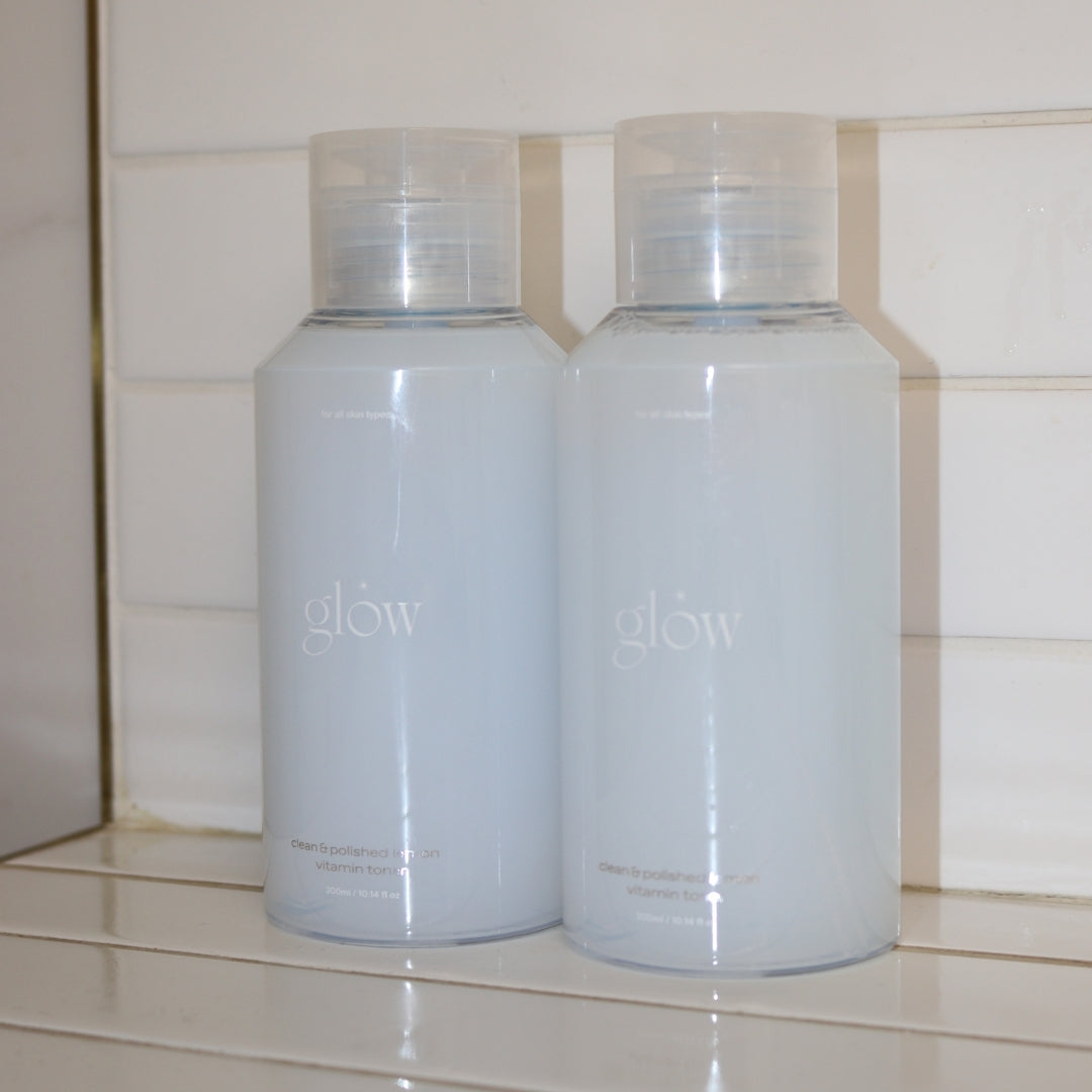 GLOW Clean & Polished Lemon Vitamin Toner 300ml - Shop K-Beauty in Australia