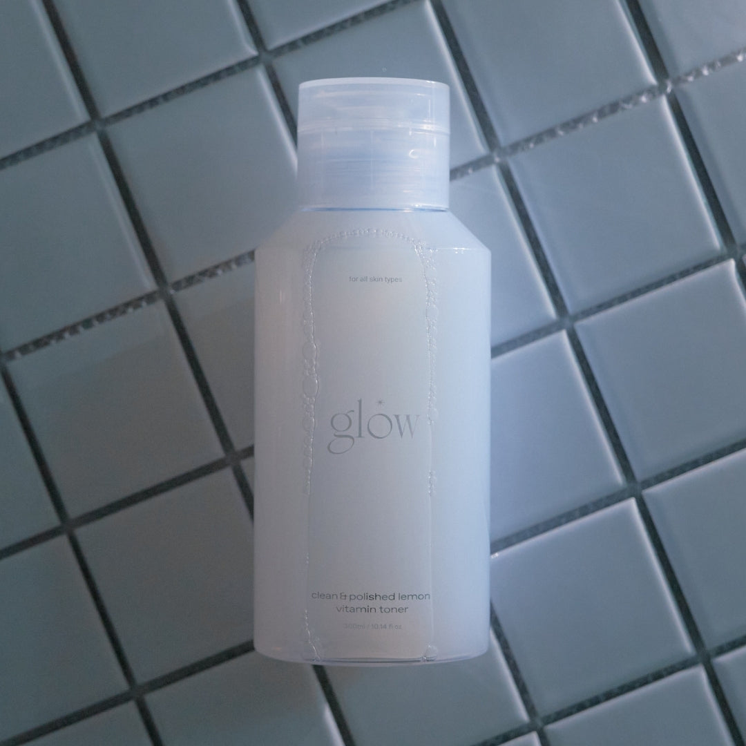 GLOW Clean & Polished Lemon Vitamin Toner 300ml - Shop K-Beauty in Australia
