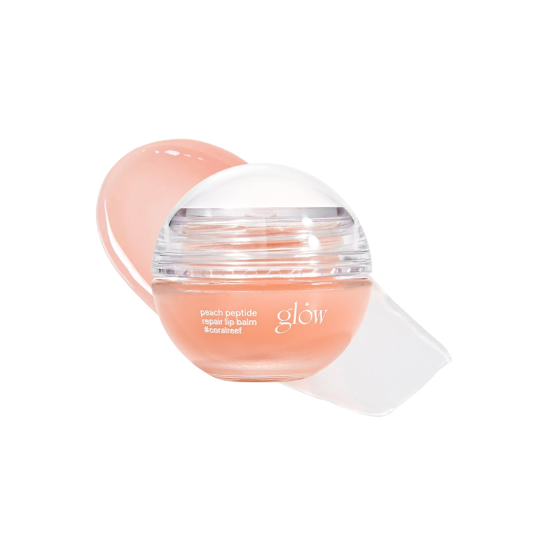 GLOW Peach Peptide Repair Lip Balm 8g - Shop K-Beauty in Australia