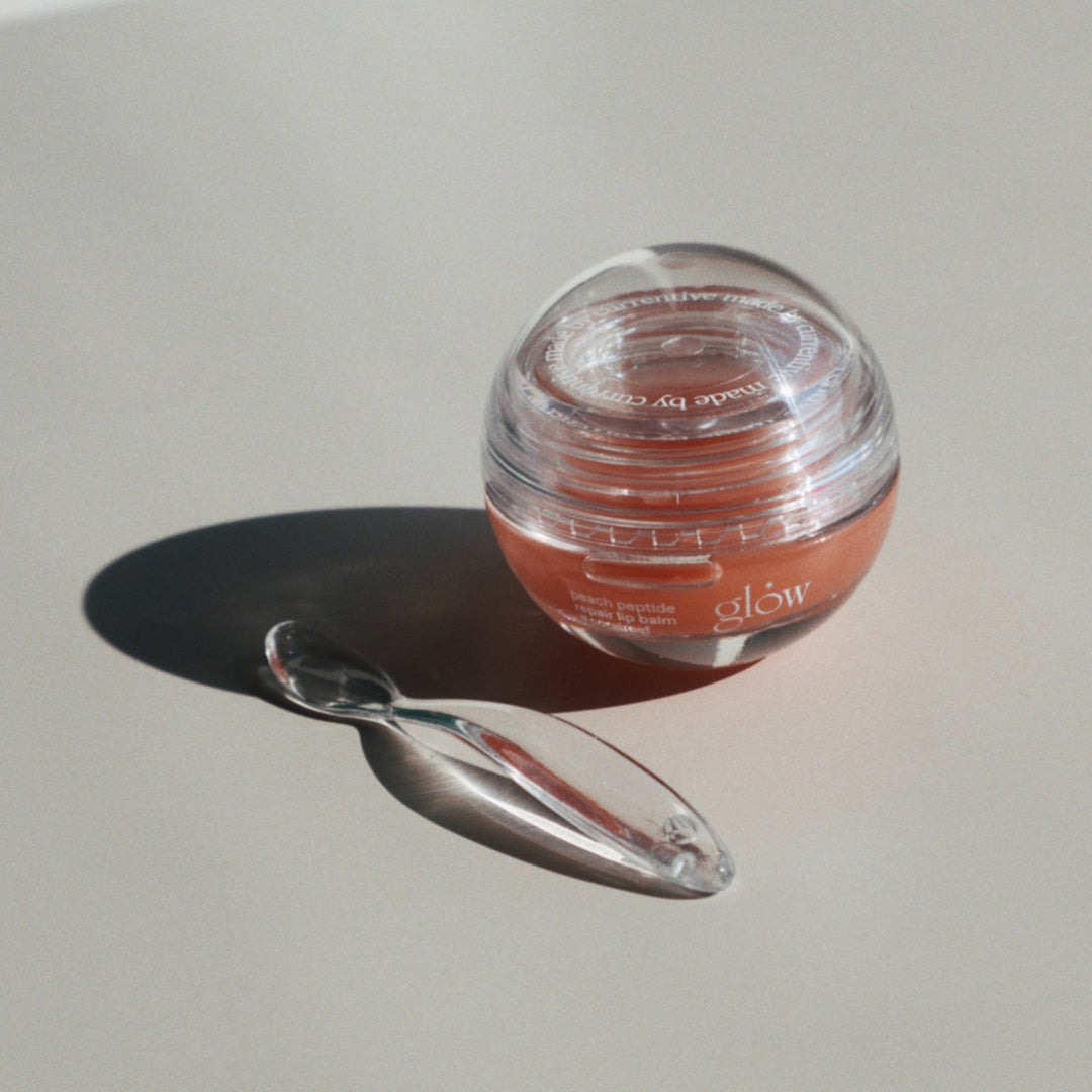 GLOW Peach Peptide Repair Lip Balm 8g - Shop K-Beauty in Australia