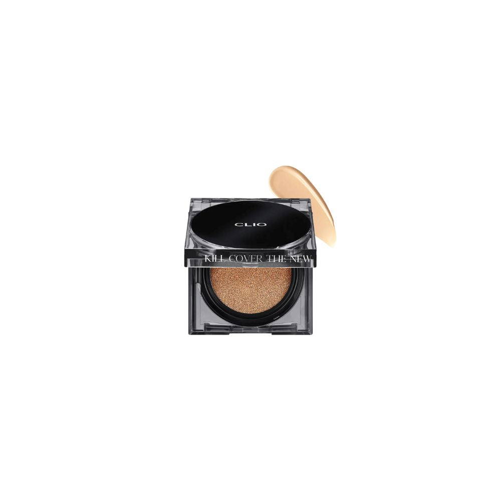 Clio Kill Cover The New Foundwear Cushion Mini in ginger shade, compact cushion foundation with smooth, natural finish.