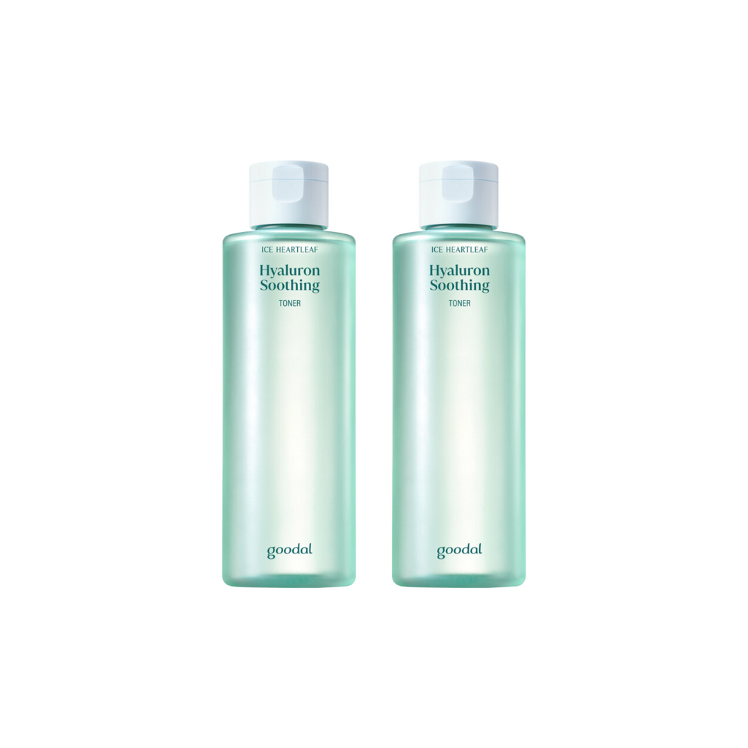 Goodal [ONLINE EXCLUSIVE] Houttuynia Cordata Hyaluron Soothing Toner (Twin Pack) - Shop K-Beauty in Australia
