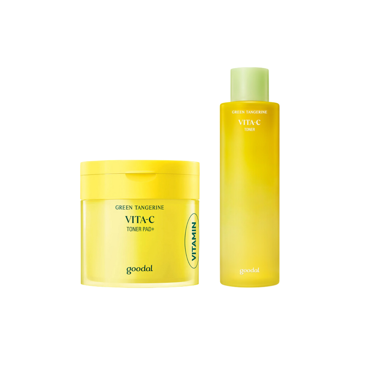 Goodal [ONLINE EXCLUSIVE] Green Tangerine Vita C Dark Spot Care Pad + Toner - Shop K-Beauty in Australia