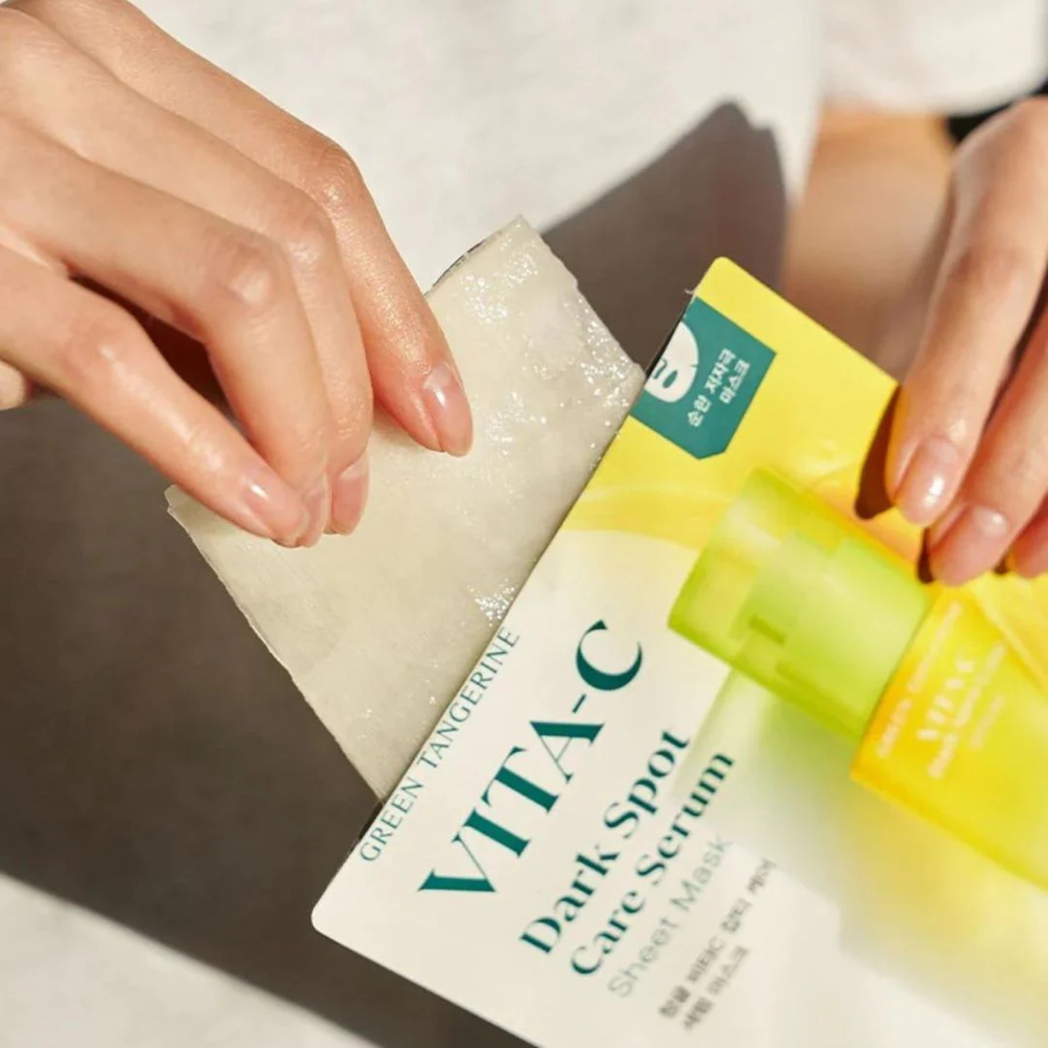 Goodal Green Tangerine Vita C Dark Spot Care Serum Mask Alpha 1pc - Shop K-Beauty in Australia