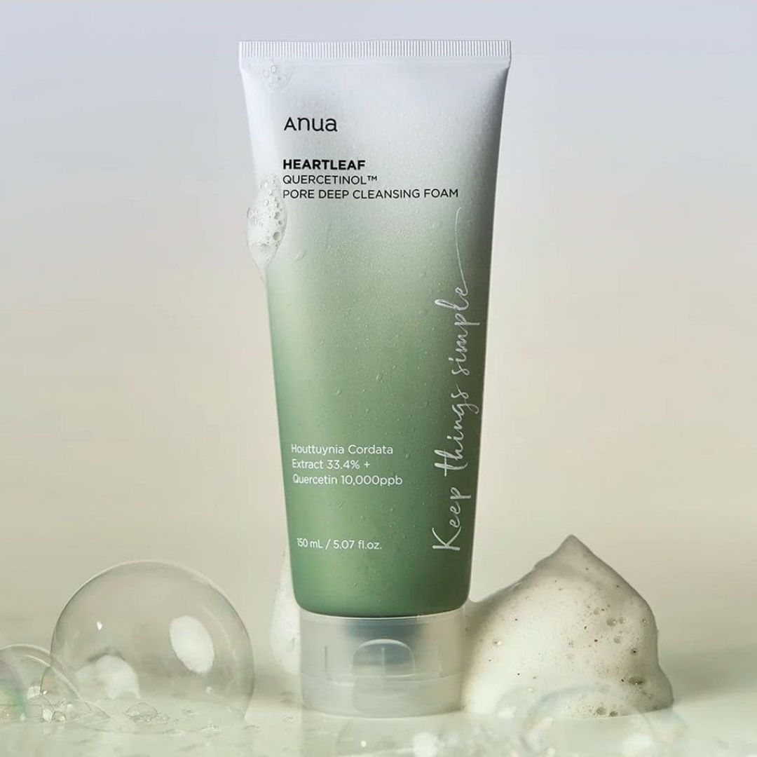 Anua Heartleaf Quercetinol Pore Deep Cleansing Foam *RENEW* 150ml - Shop K-Beauty in Australia