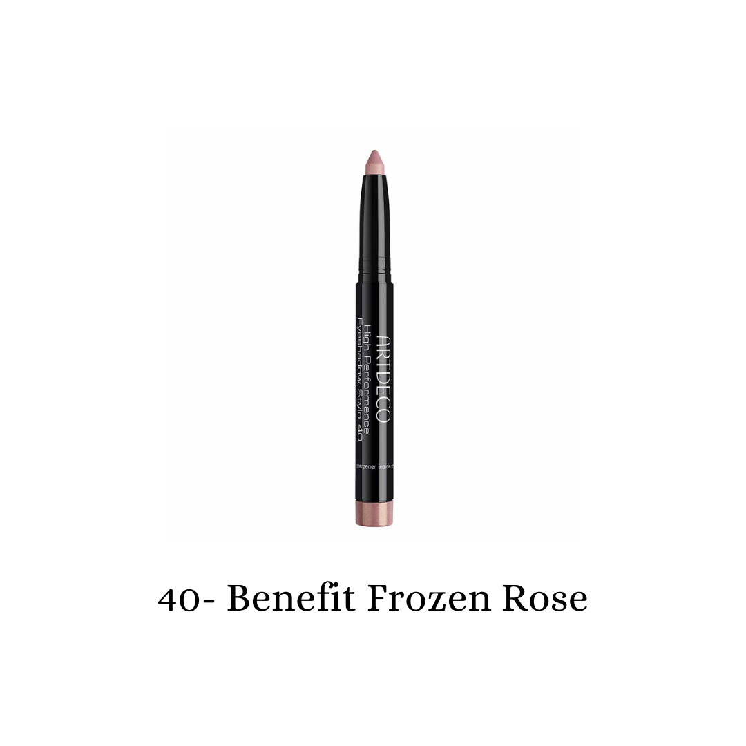 ARTDECO High Performance Eyeshadow Stylo in Frozen Rose, creamy eyeshadow stick with a smooth, shimmery pink shade for eye makeup.