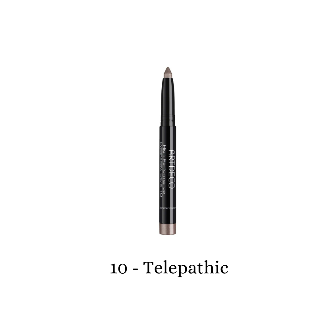 ARTDECO High Performance Eyeshadow Stylo in sleek packaging, showcasing a creamy eyeshadow pencil with a smooth, blendable texture.