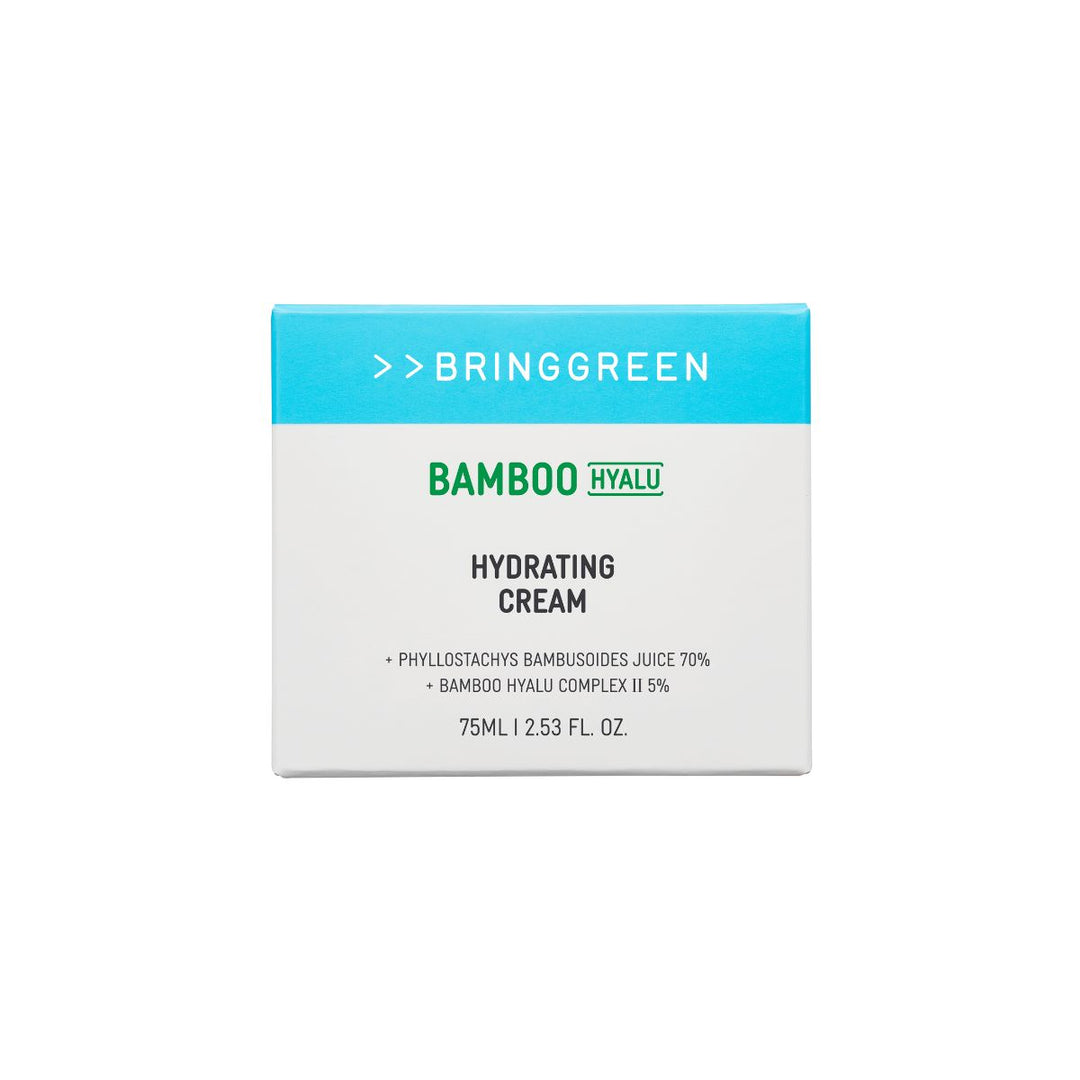 Bring Green Bamboo Hyalu Hydrating Cream 75Ml - Shop K-Beauty in Australia