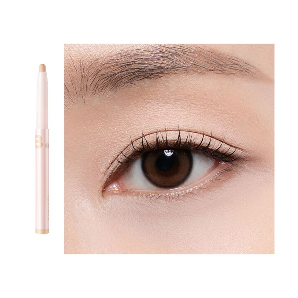 Banila Co B. By Banila Mood On Eye Color Stick in ivory beige, creamy eyeshadow stick with smooth texture and natural finish.