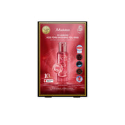 JMsolution 3D Luminous Rose PDRN whitening sheet mask, showing five individual foil masks with rose design and skincare packaging.