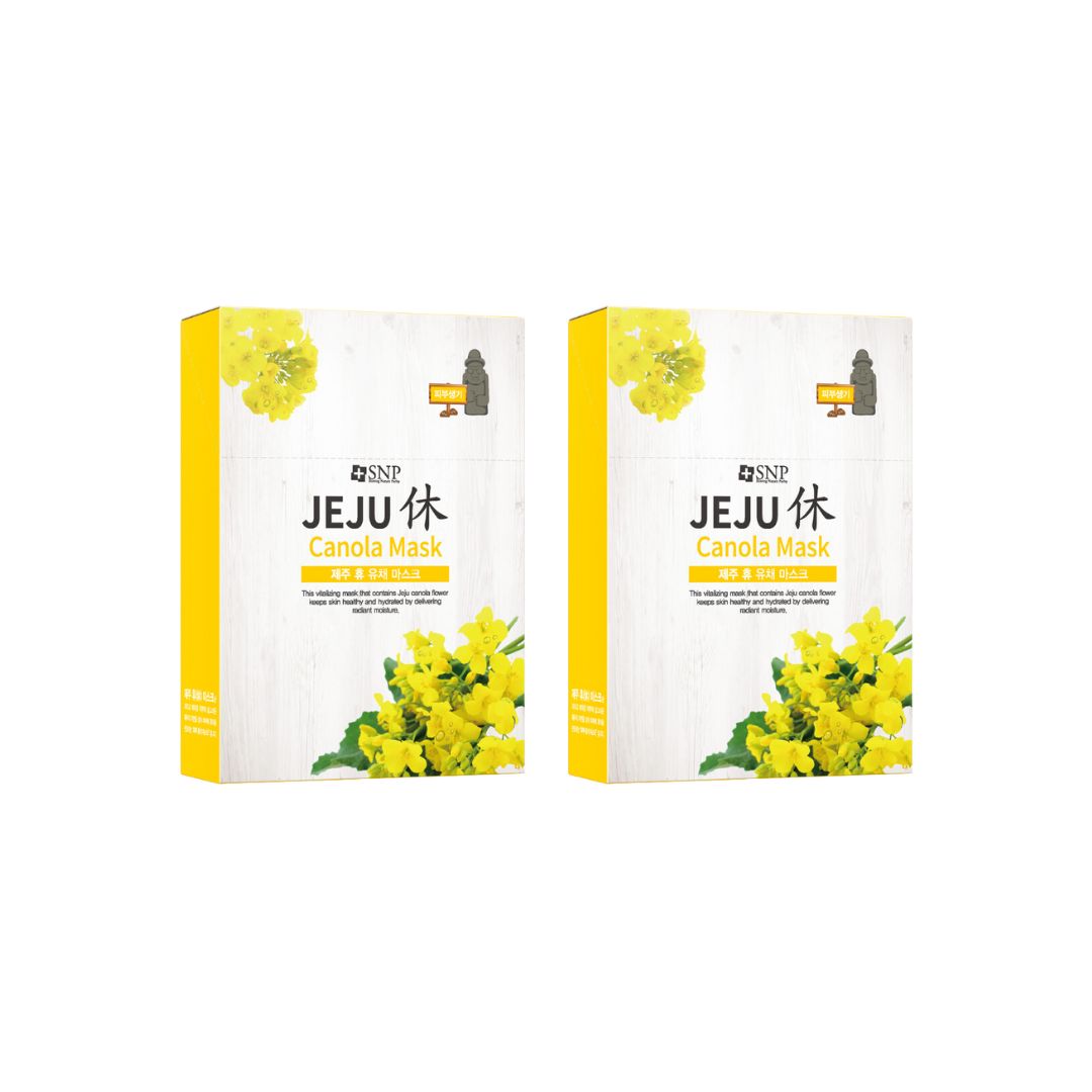 SNP Jeju Rest Canola Mask 20pcs - Shop K-Beauty in Australia