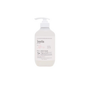 Jmella Blooming Peony body wash with floral scent and hydrating formula in a sleek bottle, French skincare product.