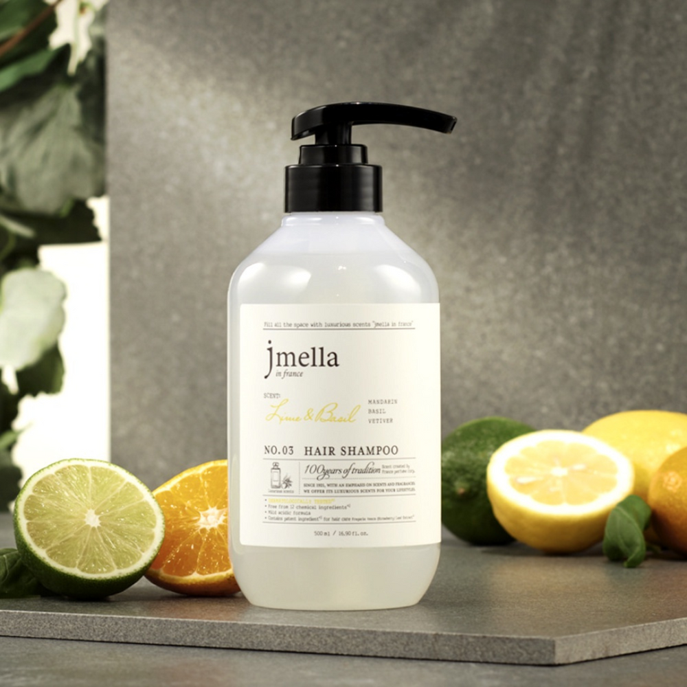 Jmella Lime & Basil Hair Shampoo 500 ml - Shop K-Beauty in Australia