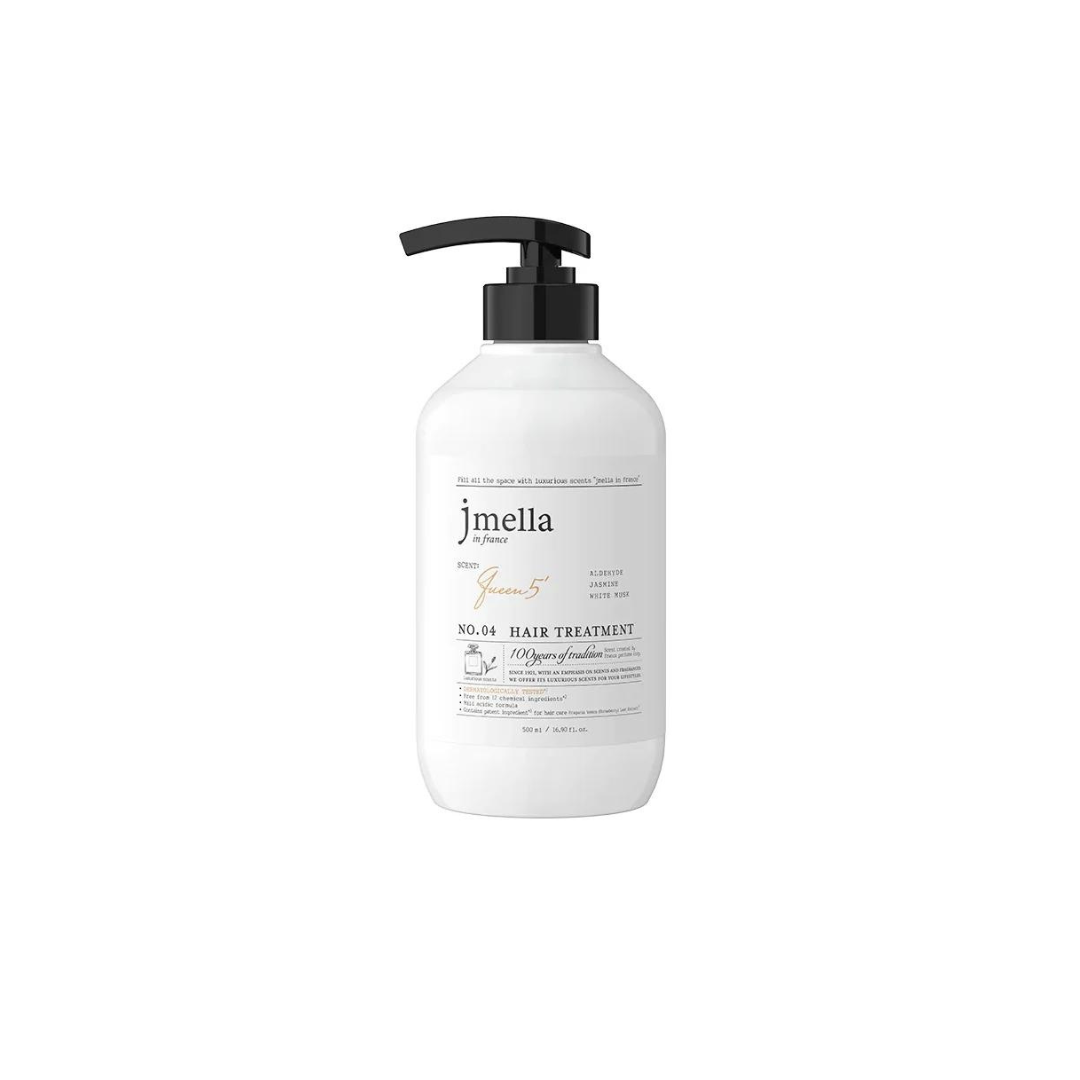 Jmella Queen 5 Hair Treatment conditioner bottle, 500ml, nourishing hair treatment for healthy, shiny hair.