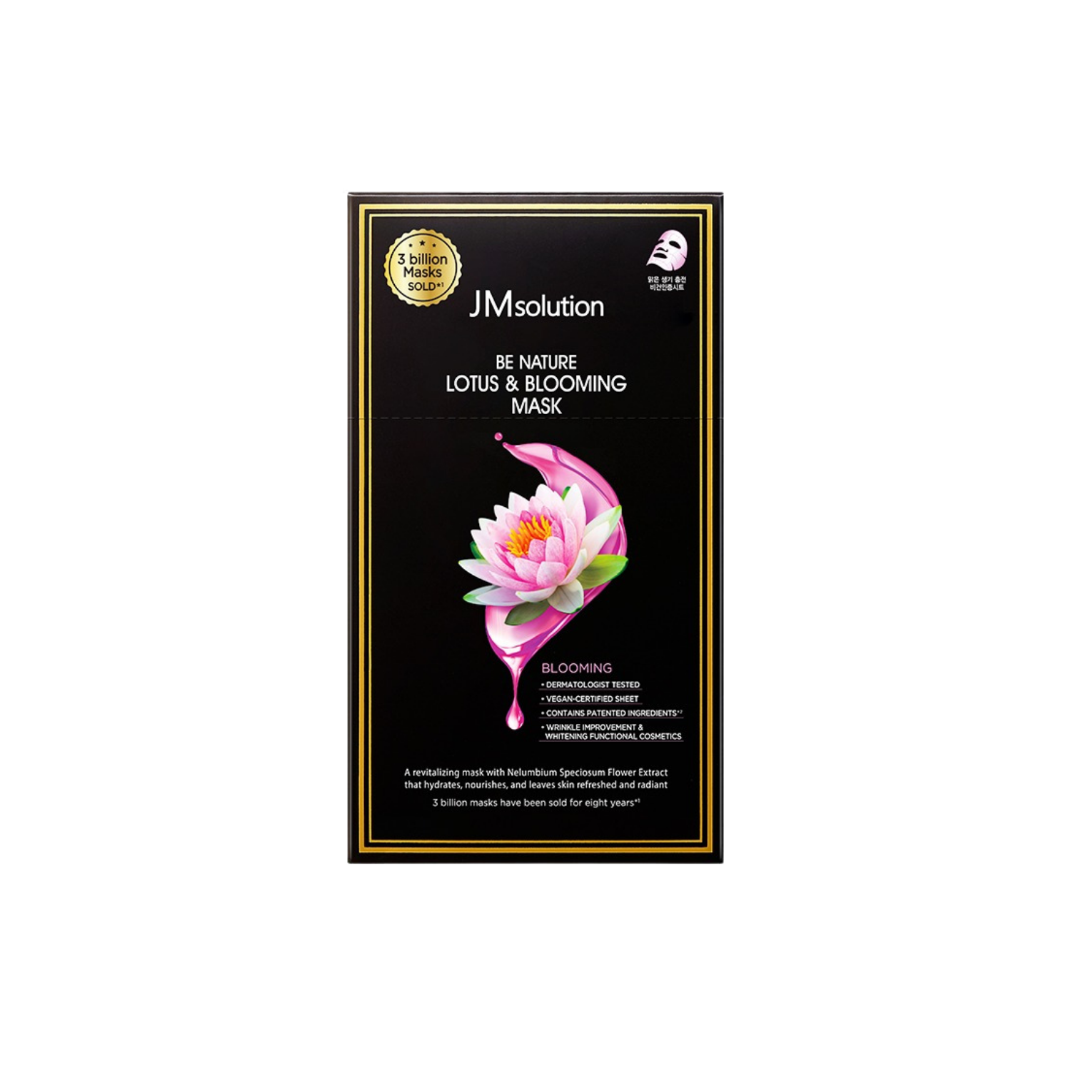 JM Solution Be Nature Lotus & Blooming Mask 10 Pieces - Shop K-Beauty in Australia