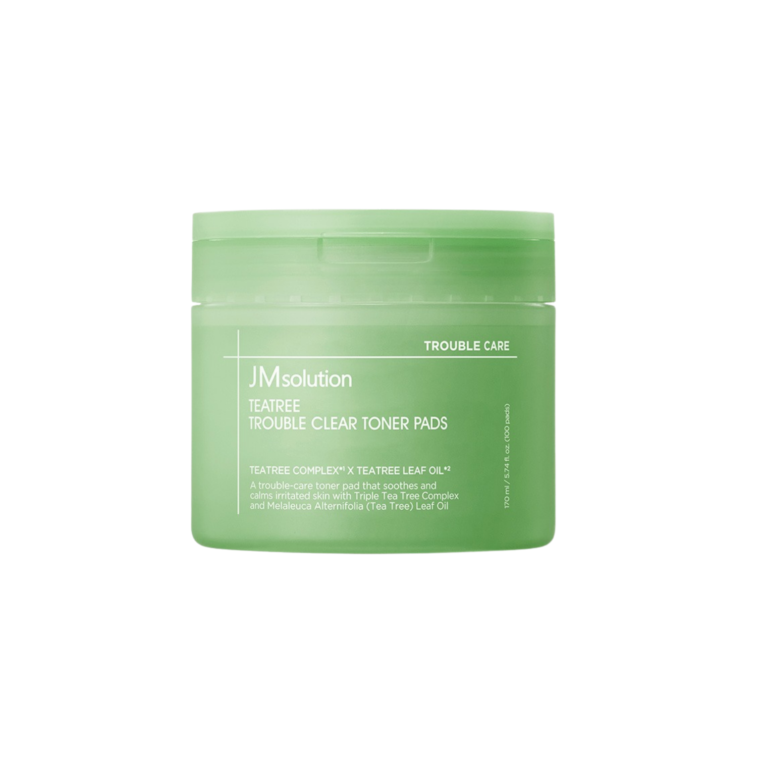 JM Solution Teatree Trouble Clear Toner Pads 100 Pads - Shop K-Beauty in Australia
