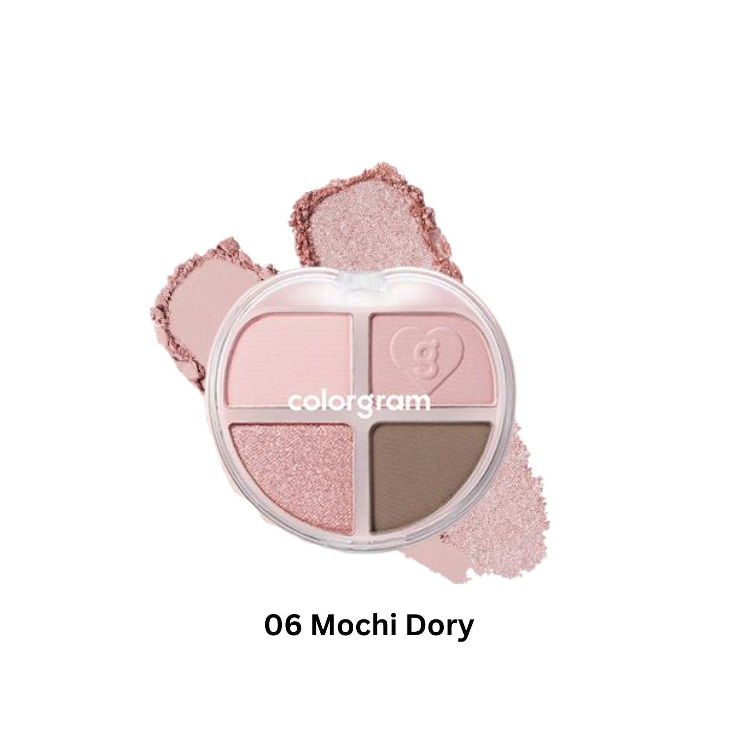 Colorgram Tintin Dory Eyeshadow Palette with a variety of colorful shades in sleek packaging, perfect for eye makeup looks.