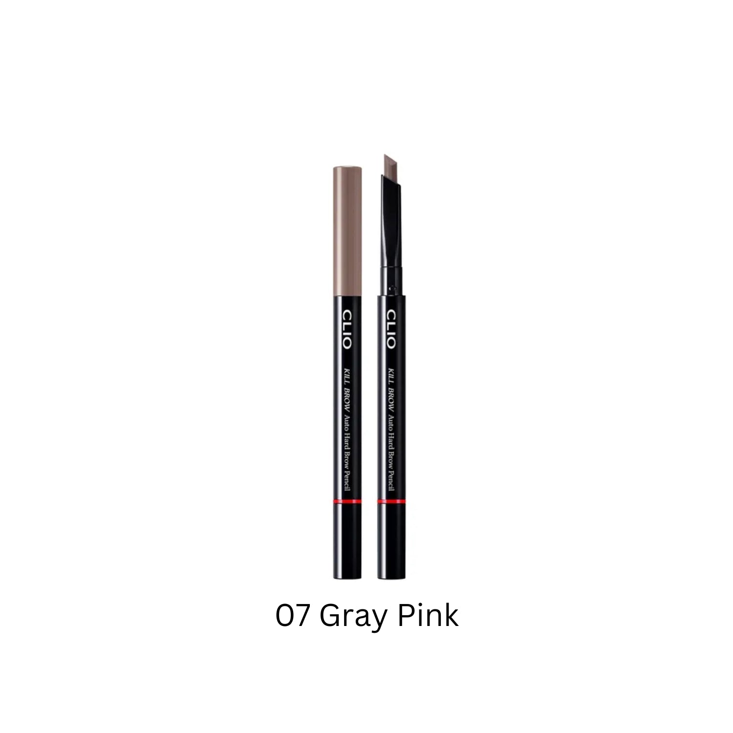 Clio Kill Brow Auto Hard Brow Pencil for eyebrows, featuring a sleek design and precision tip for natural, defined brow enhancement.