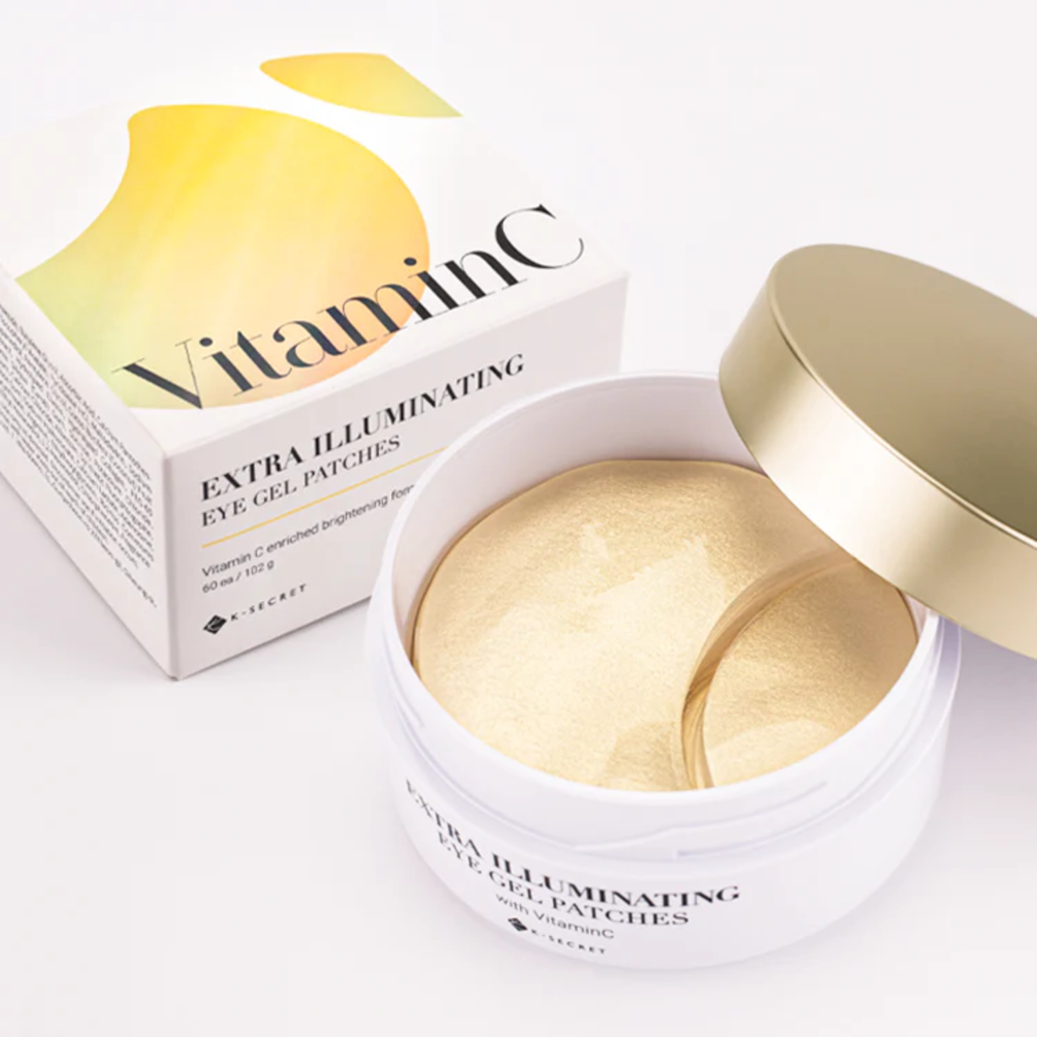 K-Secret Extra Illuminating Eye Gel Patches (Vitamin C) 102g - Shop K-Beauty in Australia