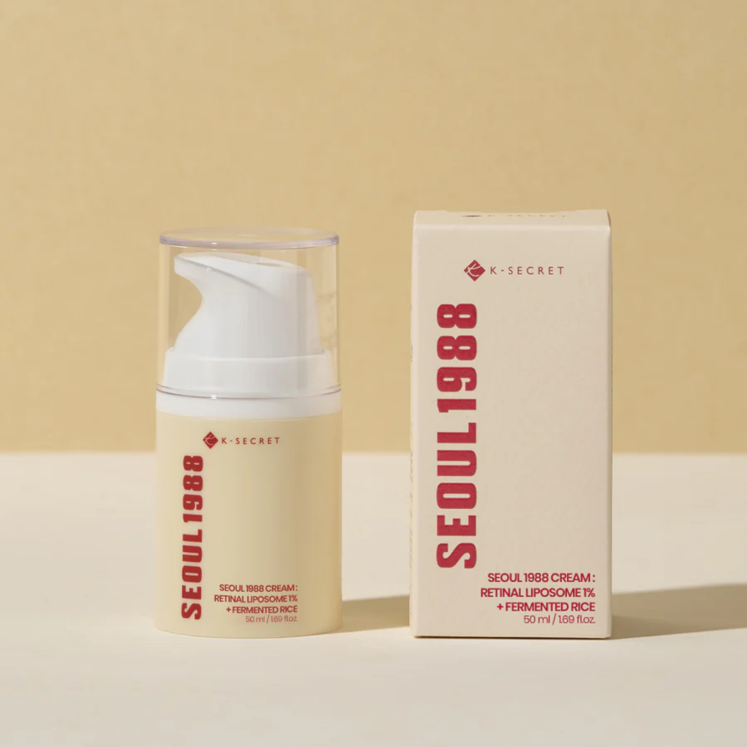 K-Secret Seoul 1988 Cream : Retinal Liposome 1% + Fermented Rice 50ml - Shop K-Beauty in Australia