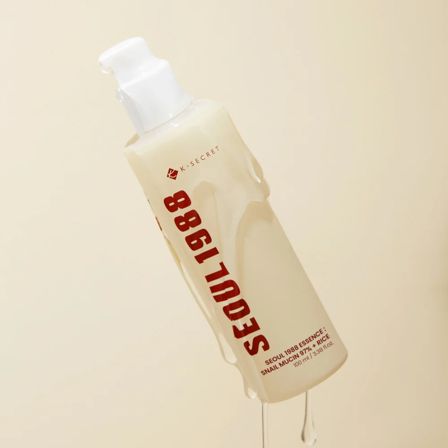 K-Secret Seoul 1988 Essence : Snail Mucin 97% + Rice 100ml - Shop K-Beauty in Australia