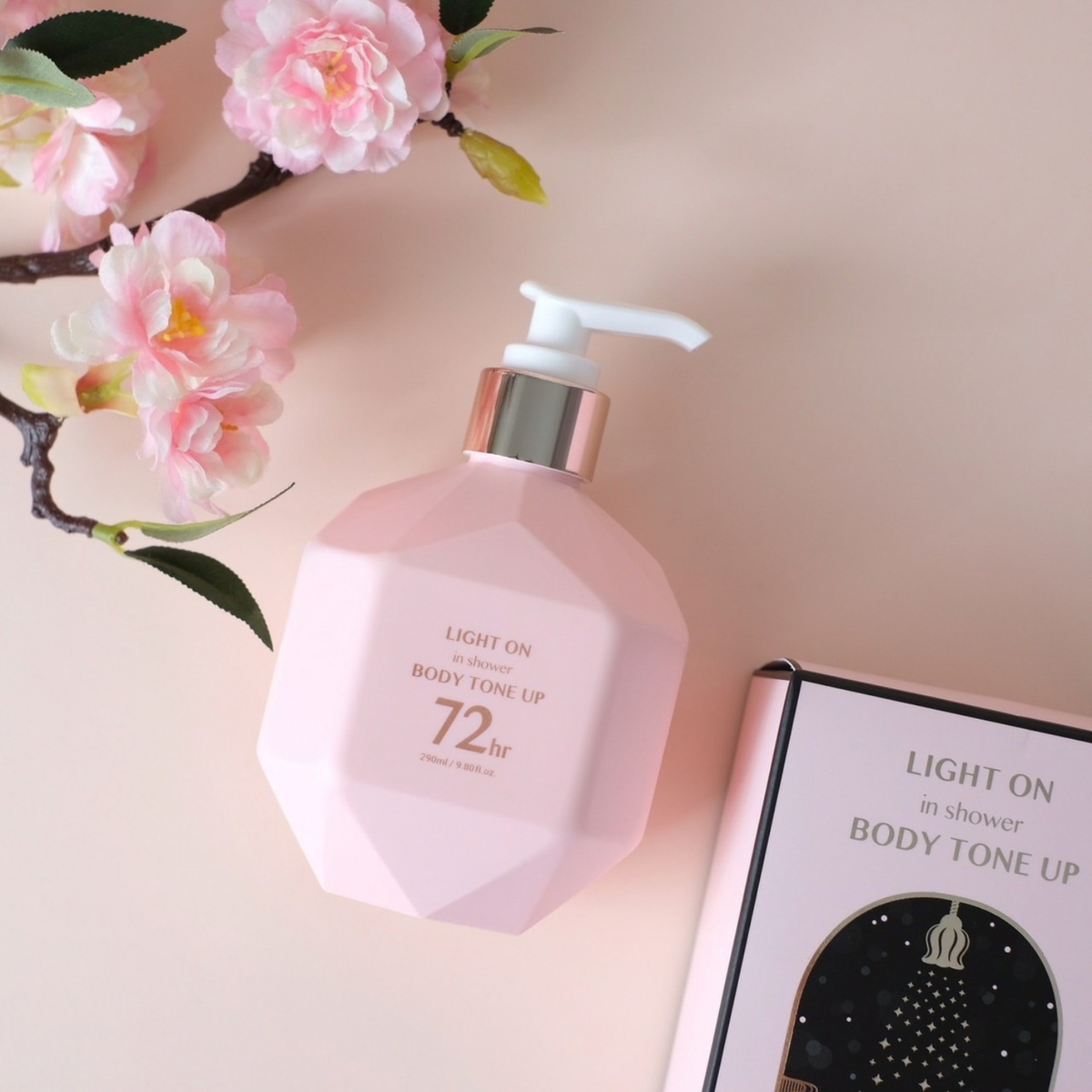 B.O.M LIGHT ON In Shower Body Tone Up 290ml | La Cosmetique