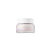 Luvum Slow Aging Phyto Collagen Cream 50ml face moisturizer jar with herbal ingredients and smooth texture.