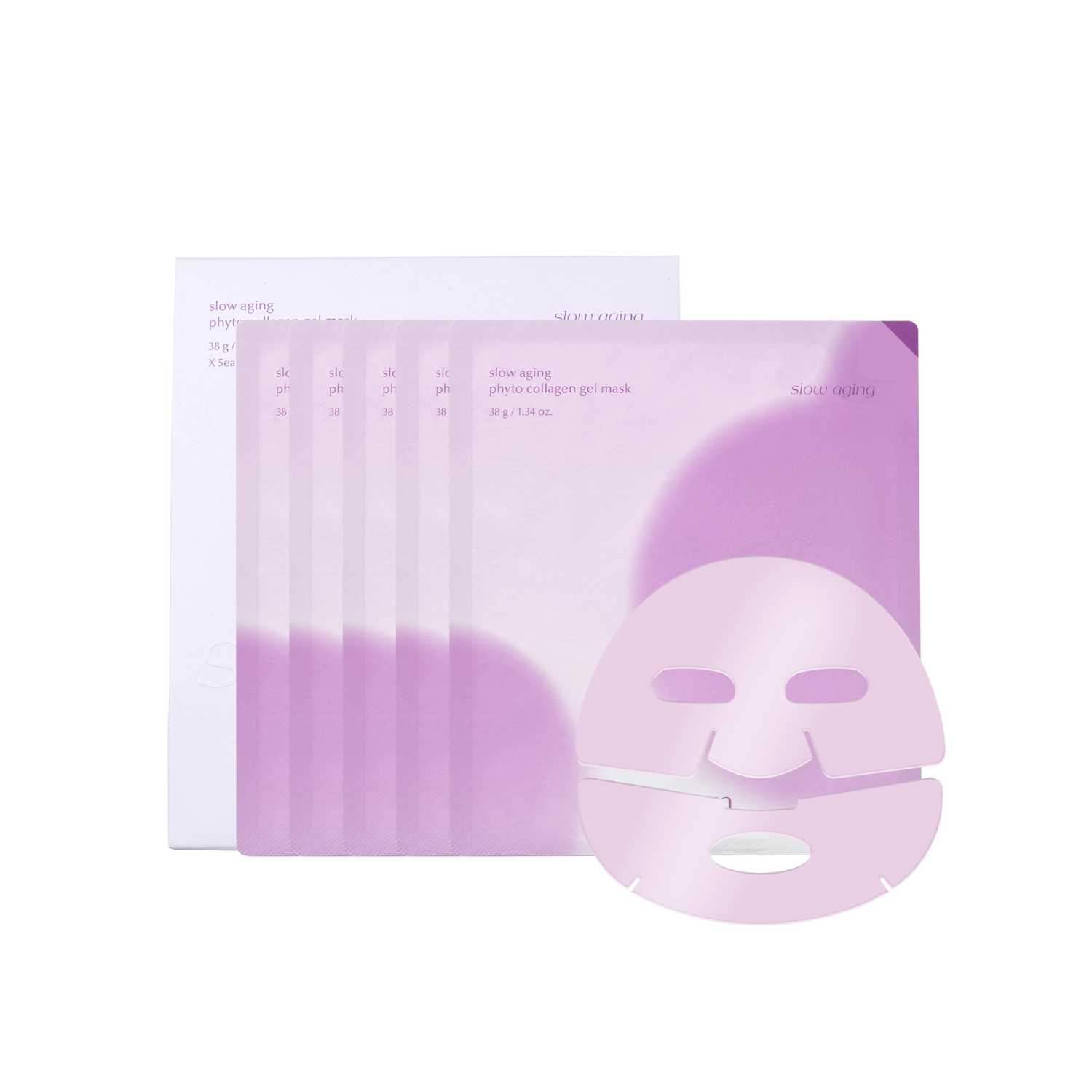 Luvum Slow Aging Phyto Collagen Gel Mask 5pcs/box - Shop K-Beauty in Australia