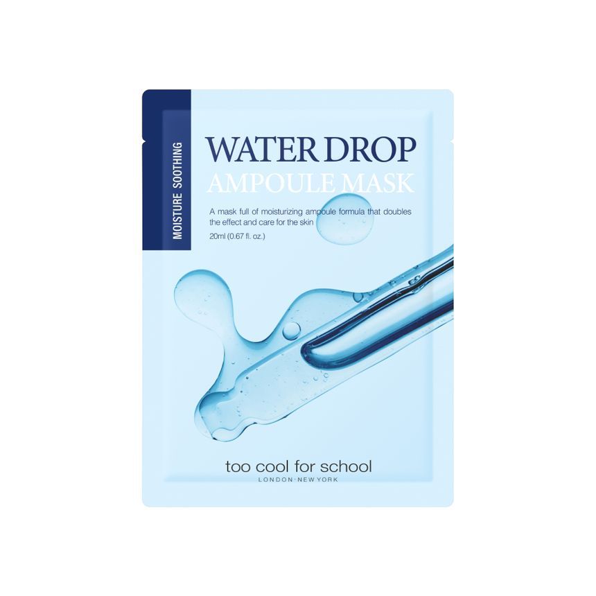 Too Cool For School Water Drop Ampoule Mask 20ml  -La Cosmetique