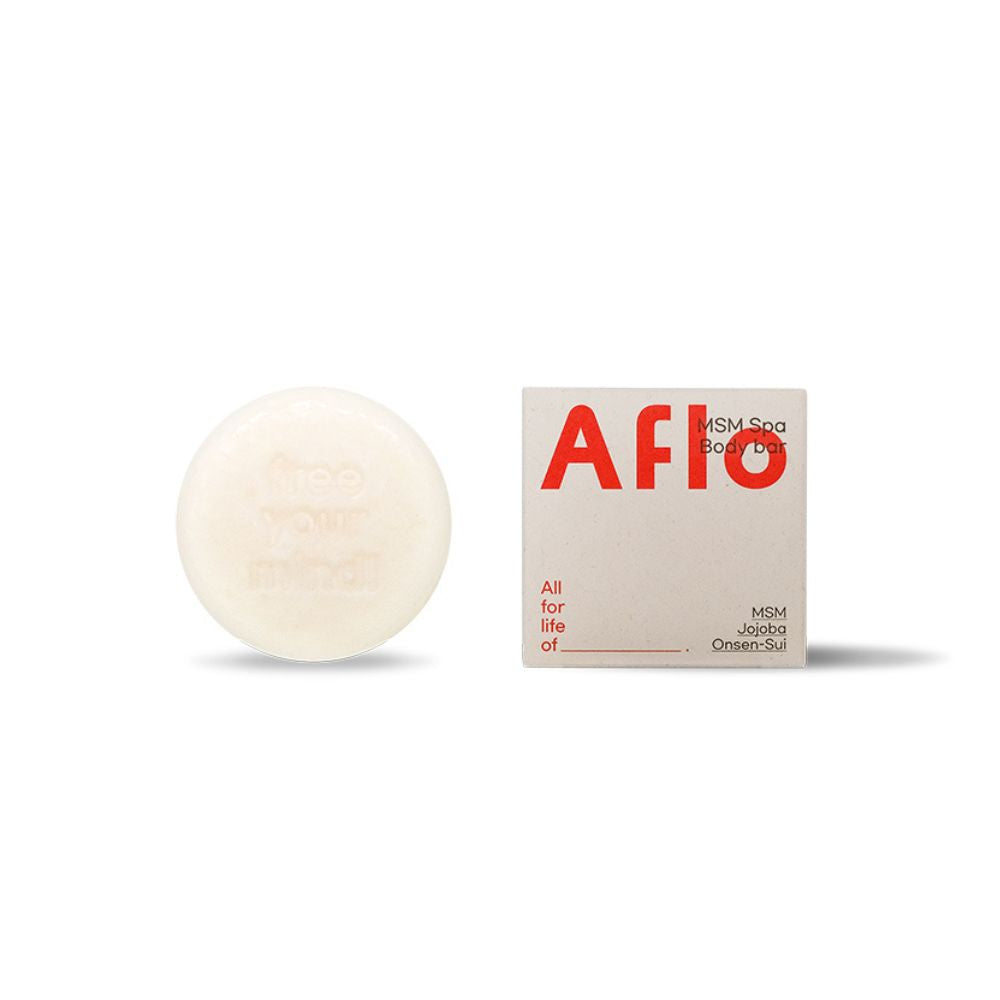 Aflo MSM Spa Body Bar Jojoba Onsen-sui 100g - Shop K-Beauty in Australia