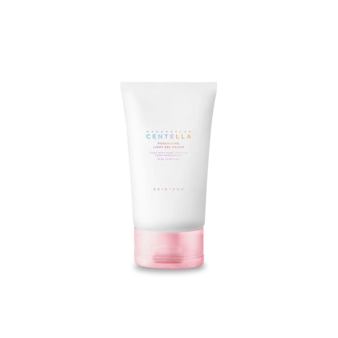 SKIN1004 Madagascar Centella Pore Reducing Light Gel Cream in 75ml, a soothing face moisturizer with centella extract.