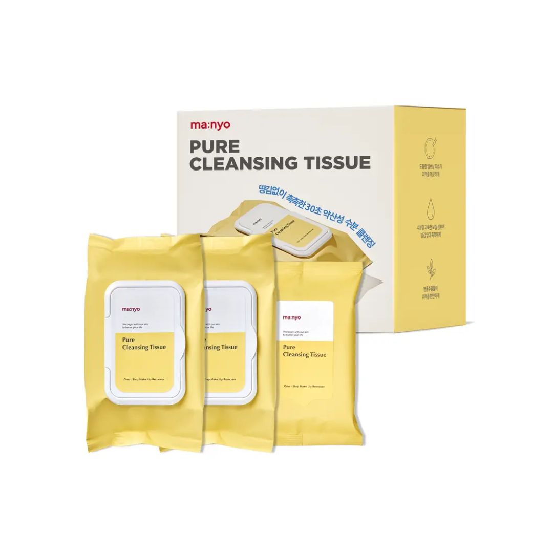 Manyo Pure Cleansing Tissue (80 Sheets) SET - Shop K-Beauty in Australia