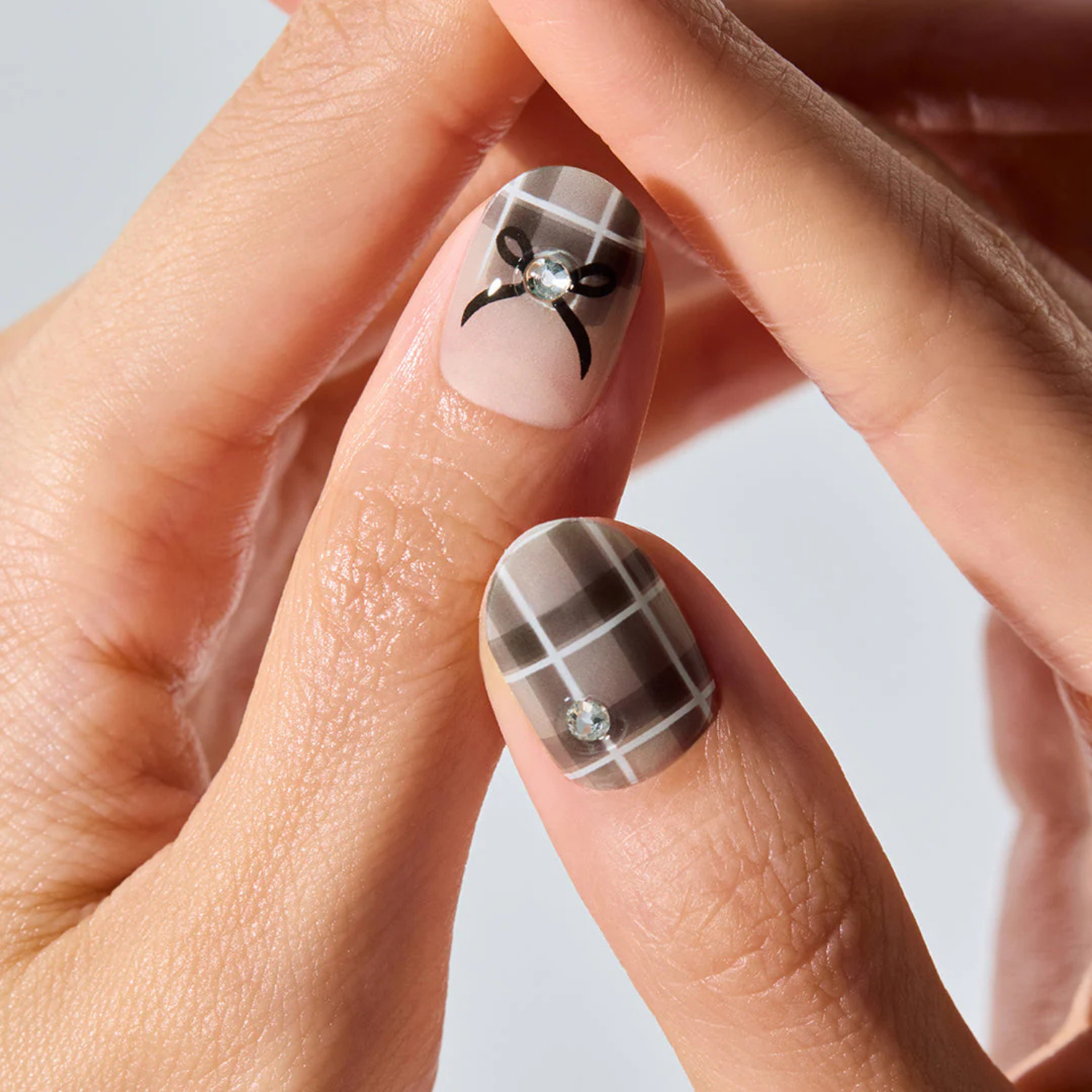Ohora Semi-Cured Gel Nail - N Check Noir - Shop K-Beauty in Australia