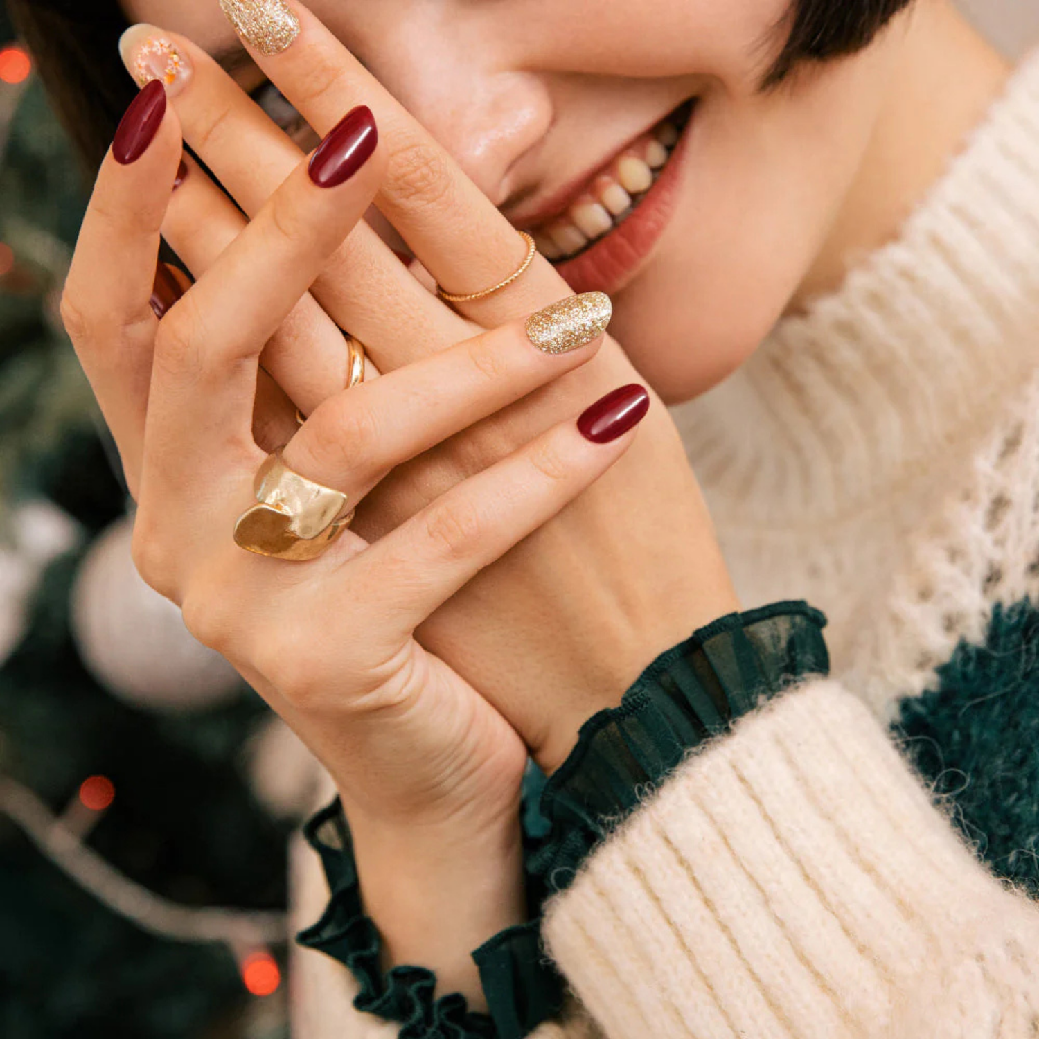 Ohora Semi-Cured Gel Nail - N Poinsettia - Shop K-Beauty in Australia