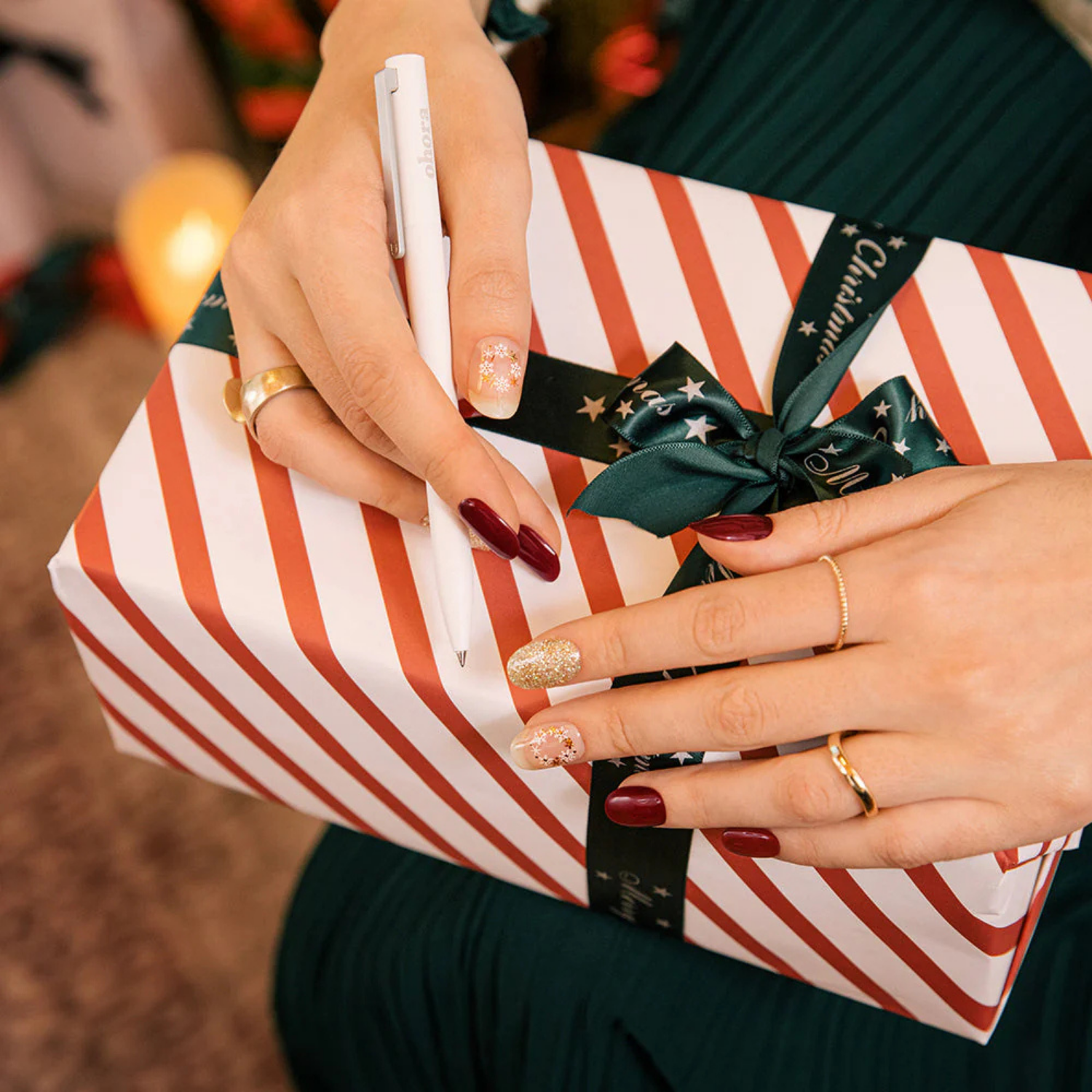 Ohora Semi-Cured Gel Nail - N Poinsettia - Shop K-Beauty in Australia