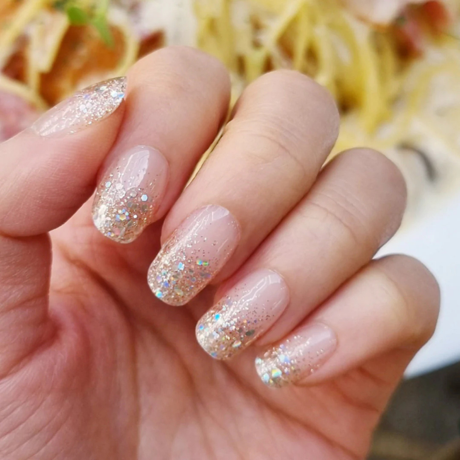 Ohora Semi-Cured Gel Nail - N Sparkle Glam - Shop K-Beauty in Australia